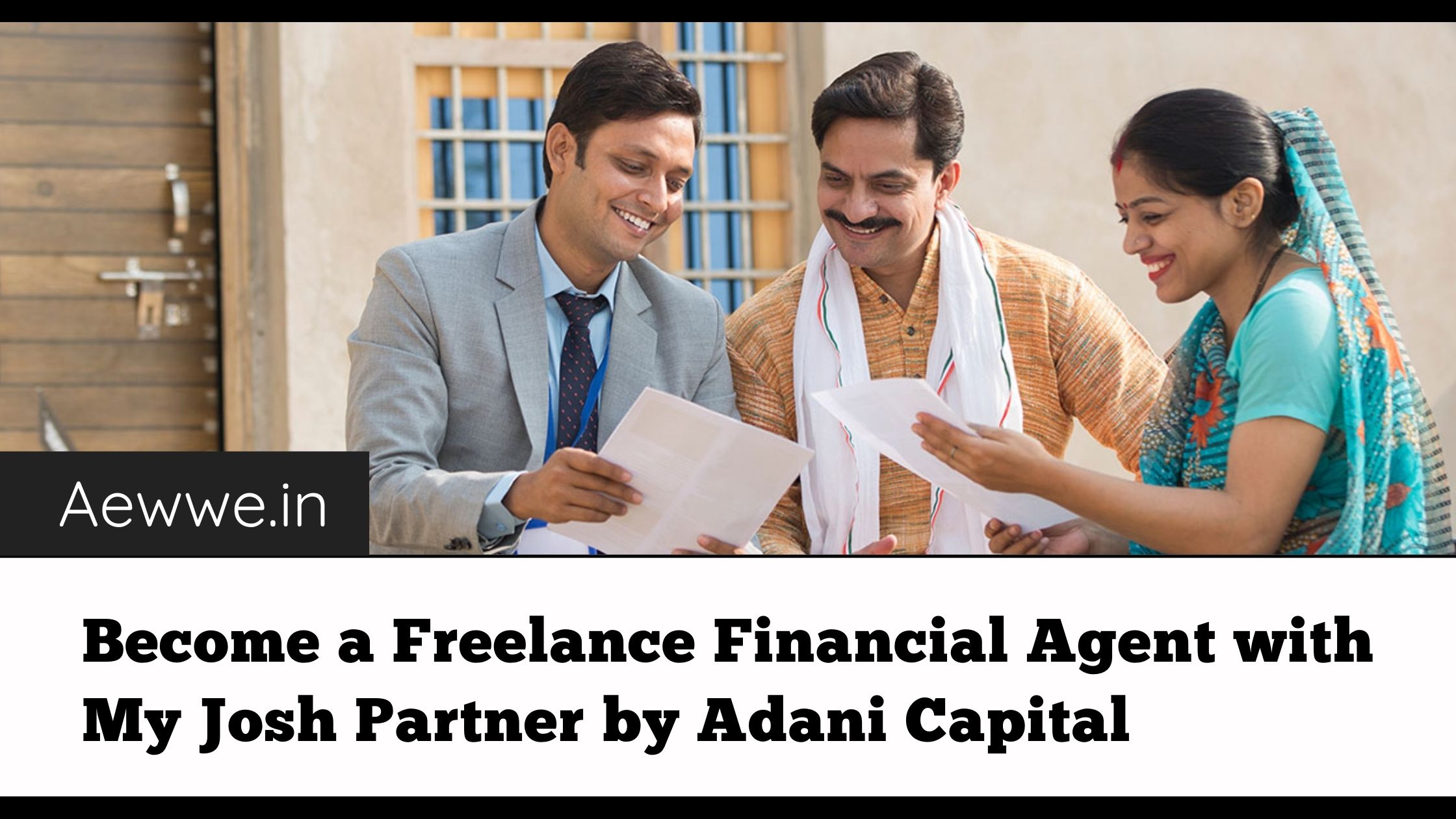 Become a Freelance Financial Agent with My Josh Partner Program by Adani Capital